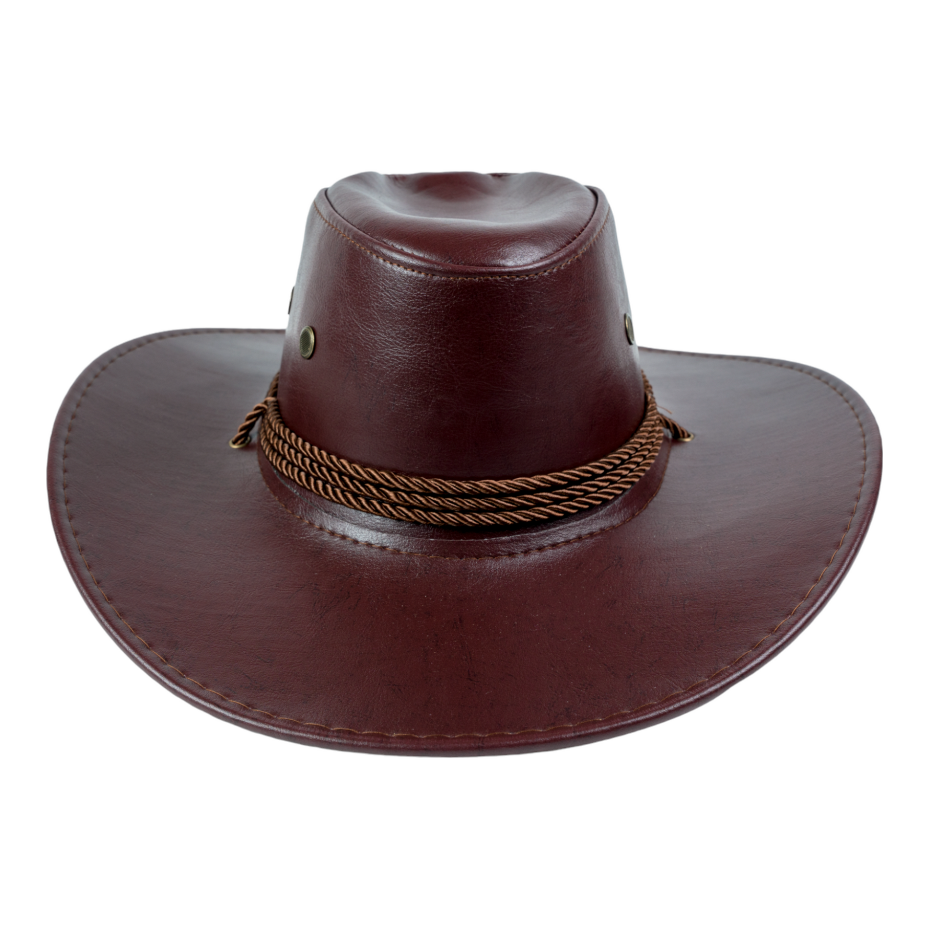 Chokore Chokore PU Leather Cowboy Hat (Chocolate Brown) Chokore PU Leather Cowboy Hat (Chocolate Brown) 