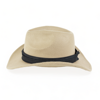 Chokore Chokore Cowboy Hat with Ribbon (Beige)