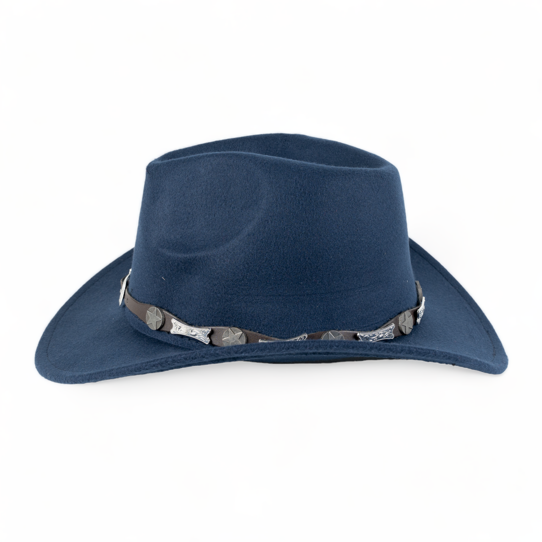 Chokore Chokore Cowboy Hat with Buckle Belt (Navy Blue) Chokore Cowboy Hat with Buckle Belt (Navy Blue) 