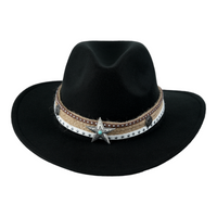 Chokore Chokore Cowboy Hat with Jute Band (Black)