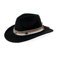 Chokore Chokore Cowboy Hat with Jute Band (Black)