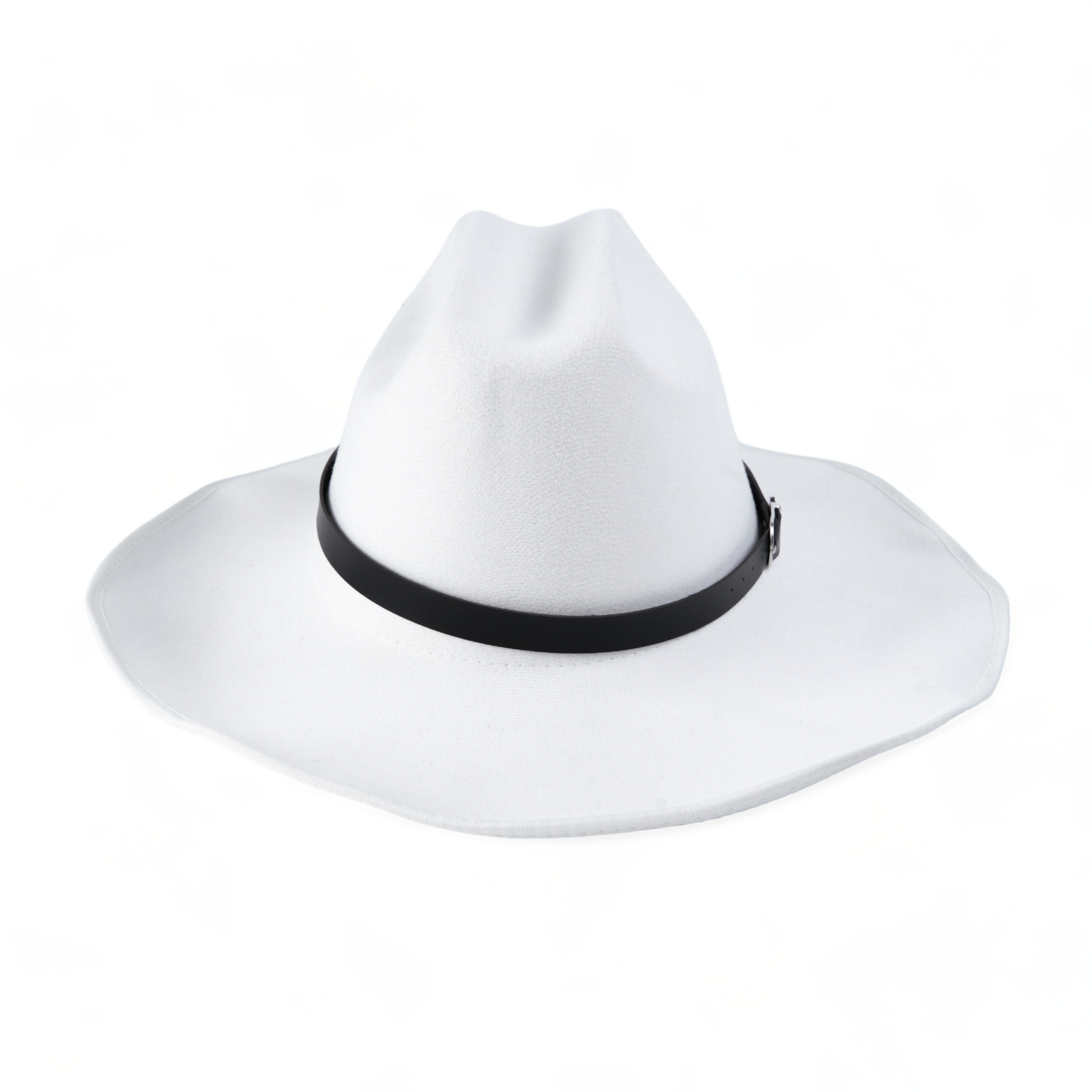 Chokore Chokore Cowboy Hat with Black Belt (White) Chokore Cowboy Hat with Black Belt (White) 