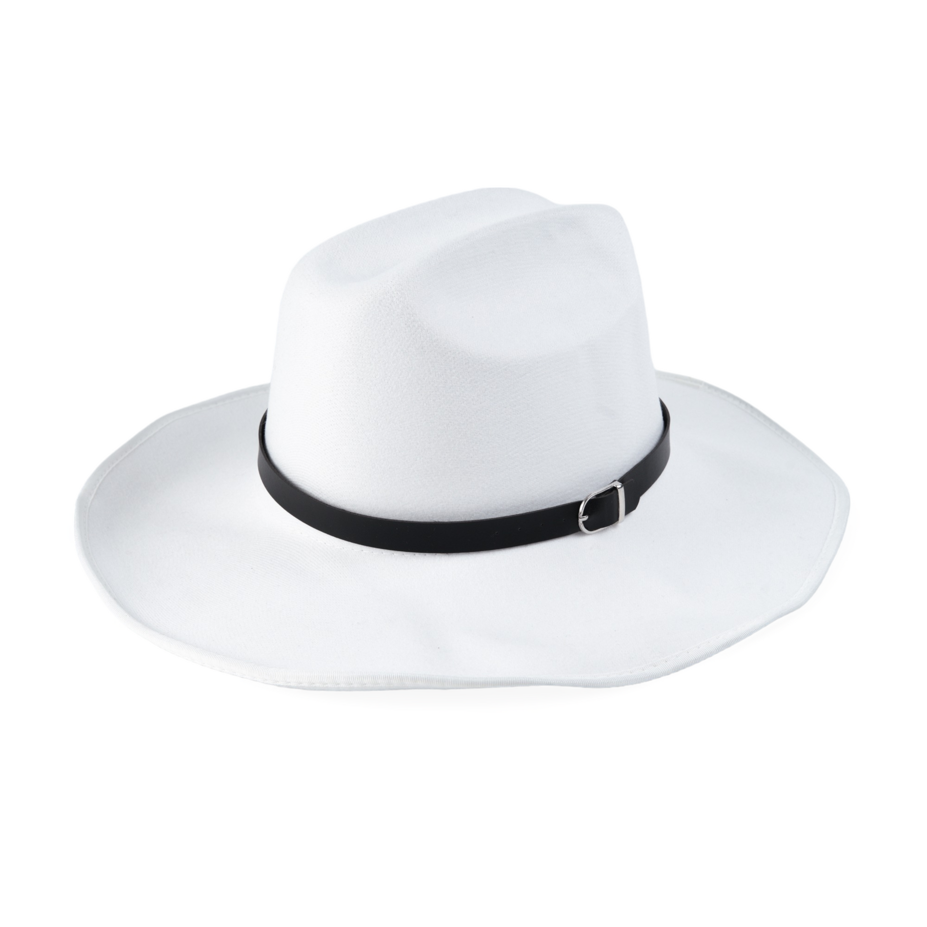 Chokore Chokore Cowboy Hat with Black Belt (White) Chokore Cowboy Hat with Black Belt (White) 