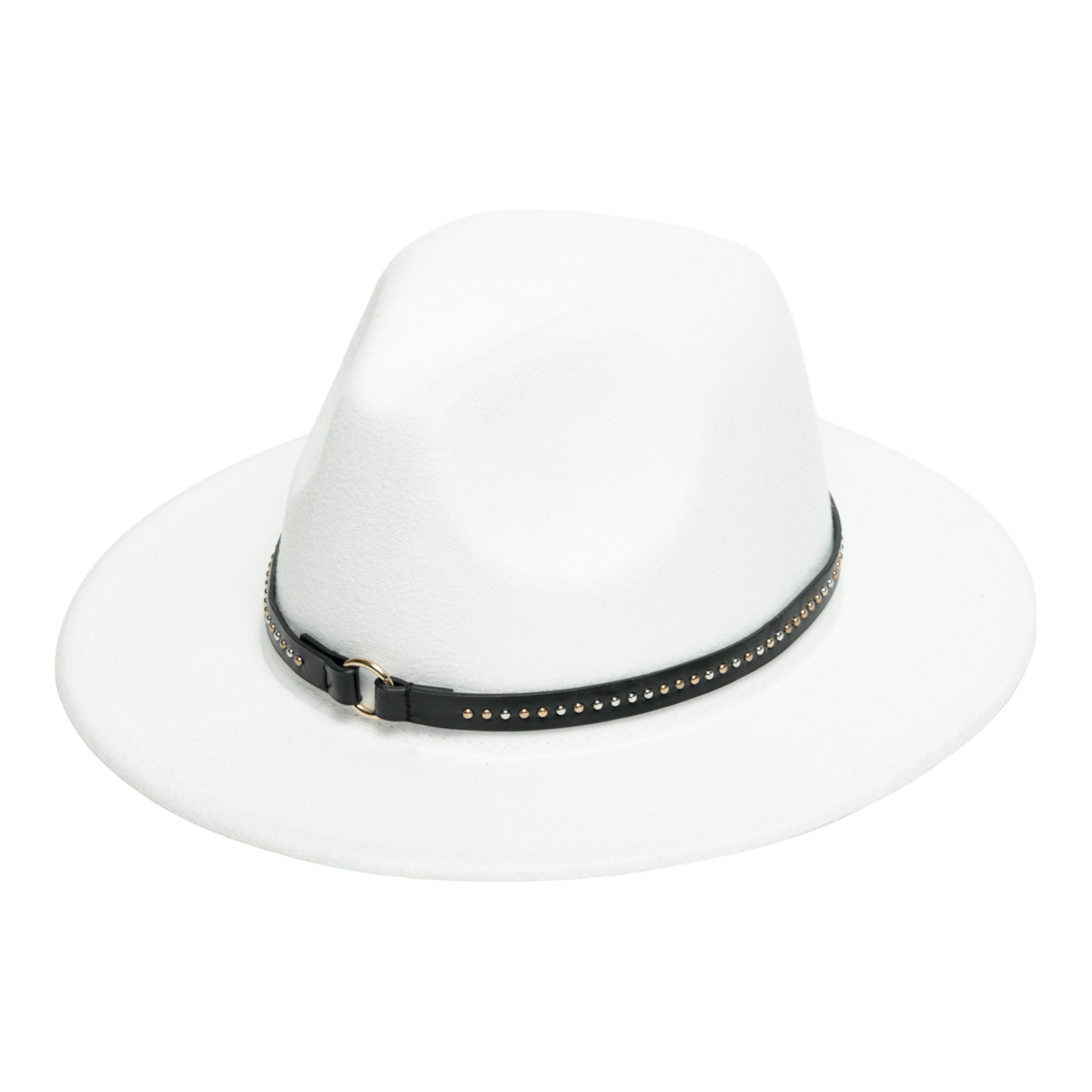 Chokore Chokore Fedora Hat with Belt Band (White) Chokore Fedora Hat with Belt Band (White) 