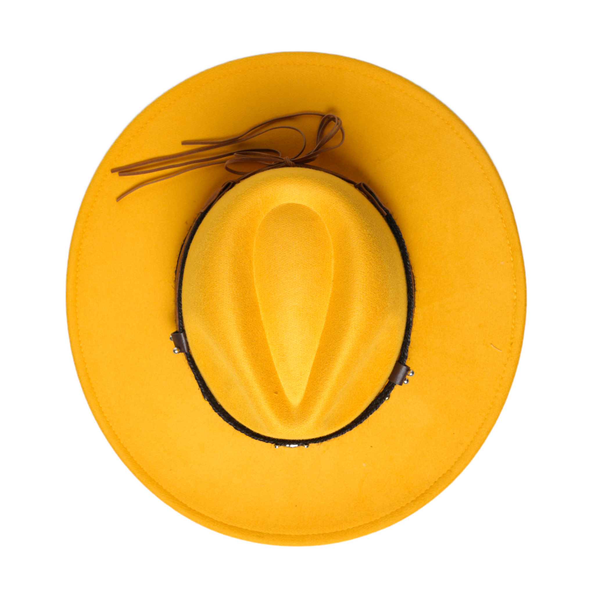 Chokore American Cowhead Fedora Hat (Yellow)