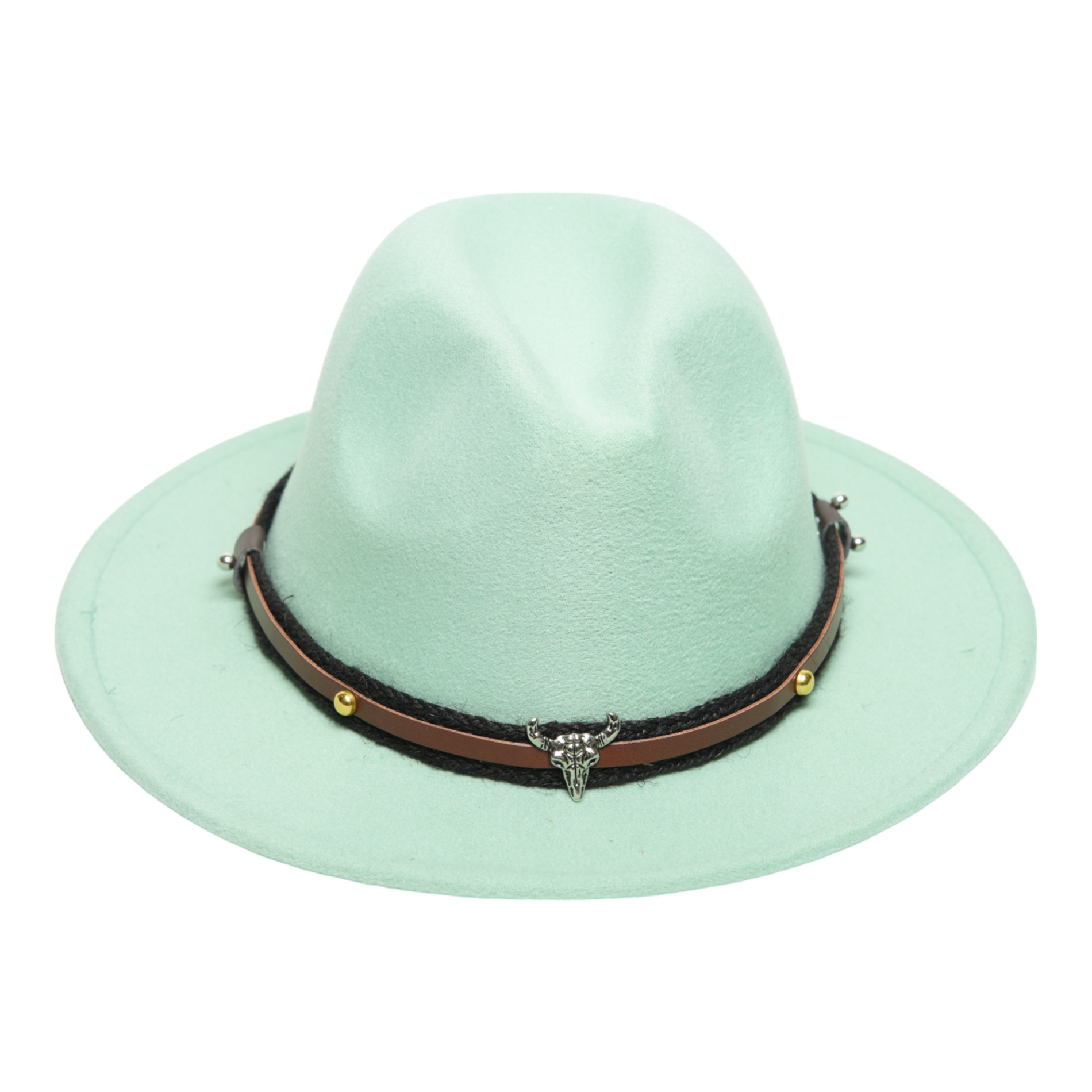 Chokore  Chokore American Cowhead Fedora Hat (Light Green) 