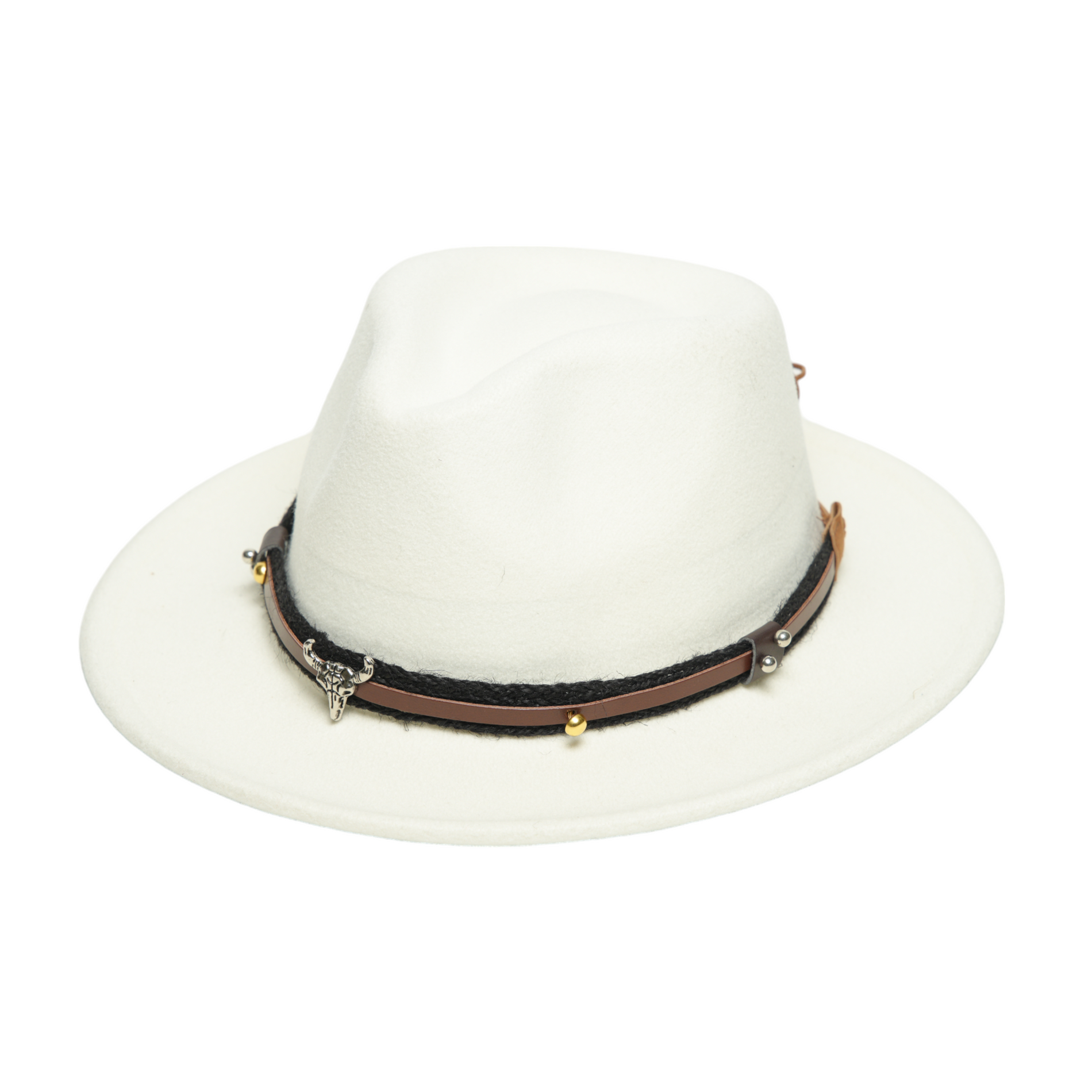 Chokore Chokore American Cowhead Fedora Hat (White) Chokore American Cowhead Fedora Hat (White) 