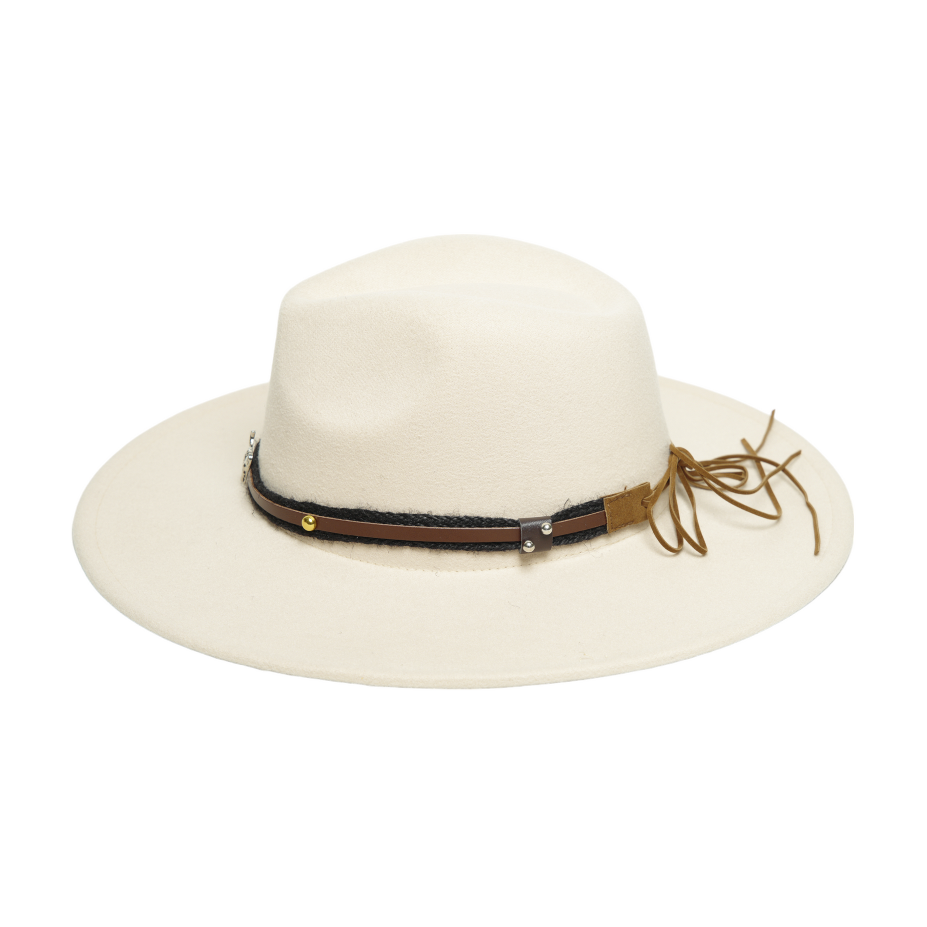 Chokore Chokore American Cowhead Fedora Hat (Off White) Chokore American Cowhead Fedora Hat (Off White) 