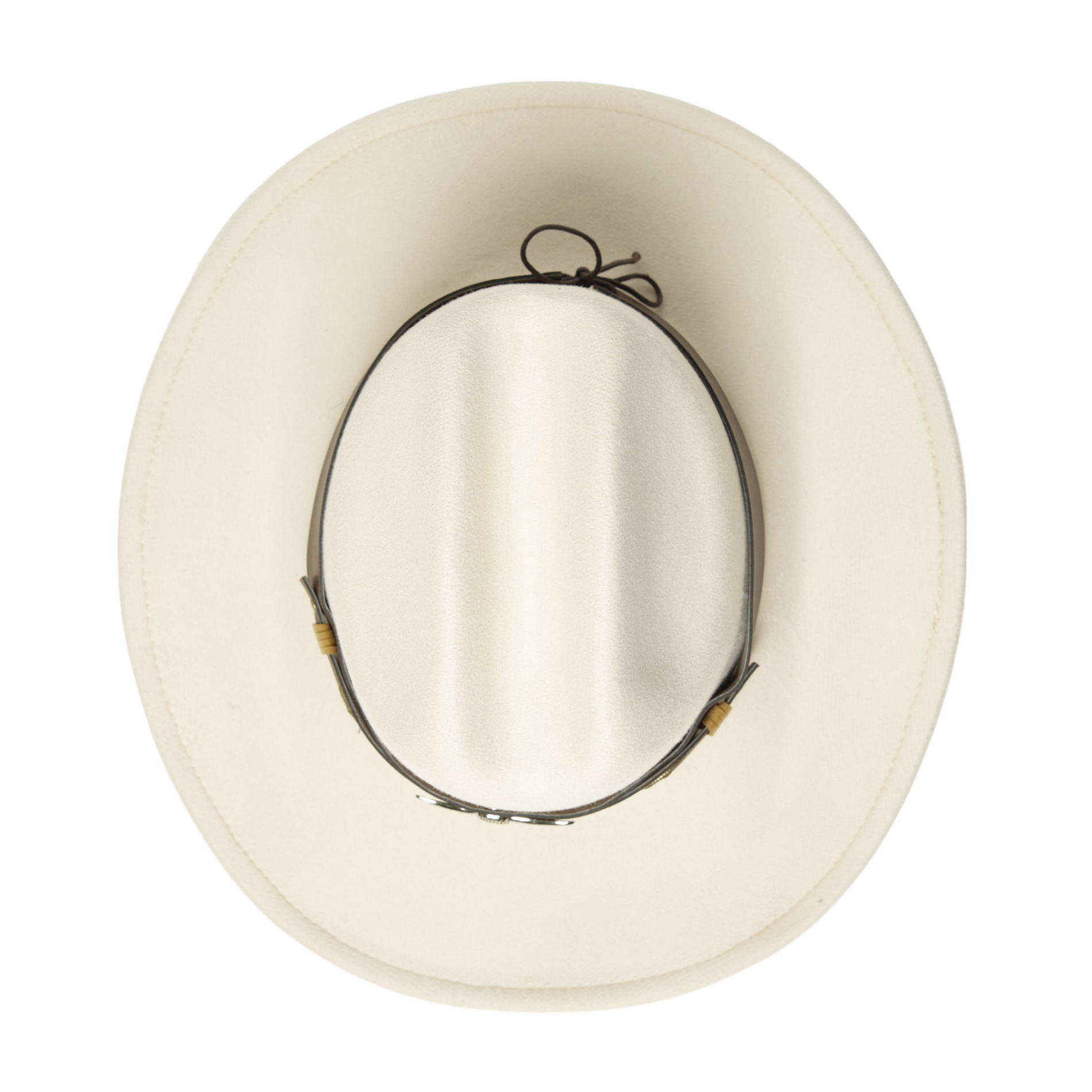 Chokore Chokore American Cowhead Pinched Cowboy Hat   (Off White) Chokore American Cowhead Pinched Cowboy Hat   (Off White) 