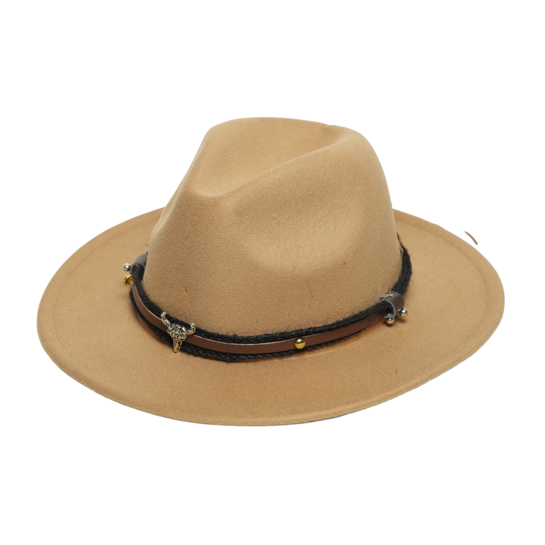 Chokore Chokore American Cowhead Fedora Hat (Light Brown) Chokore American Cowhead Fedora Hat (Light Brown) 