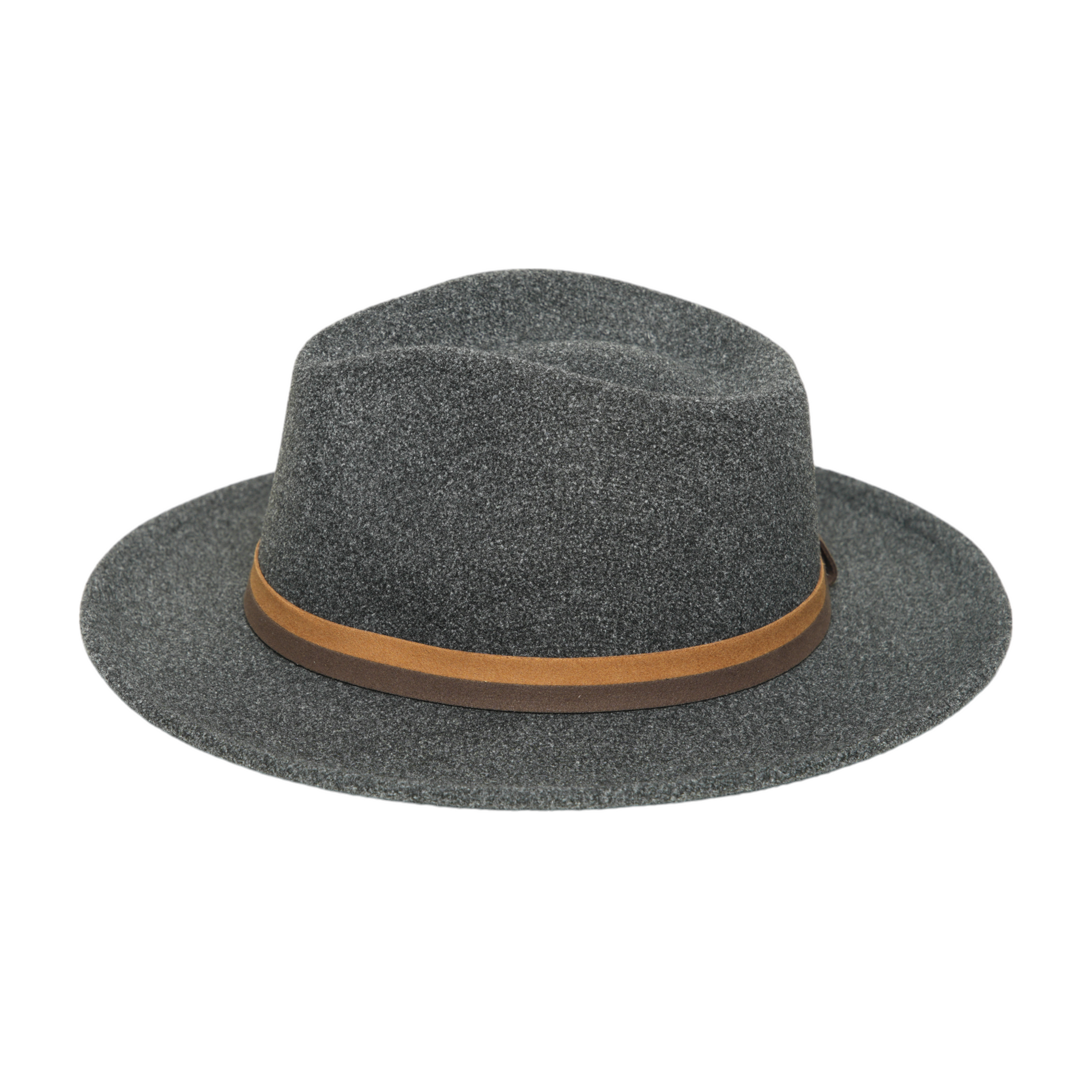 Chokore Chokore Fedora Hat with Dual Tone Band (Dark Gray) Chokore Fedora Hat with Dual Tone Band (Dark Gray) 