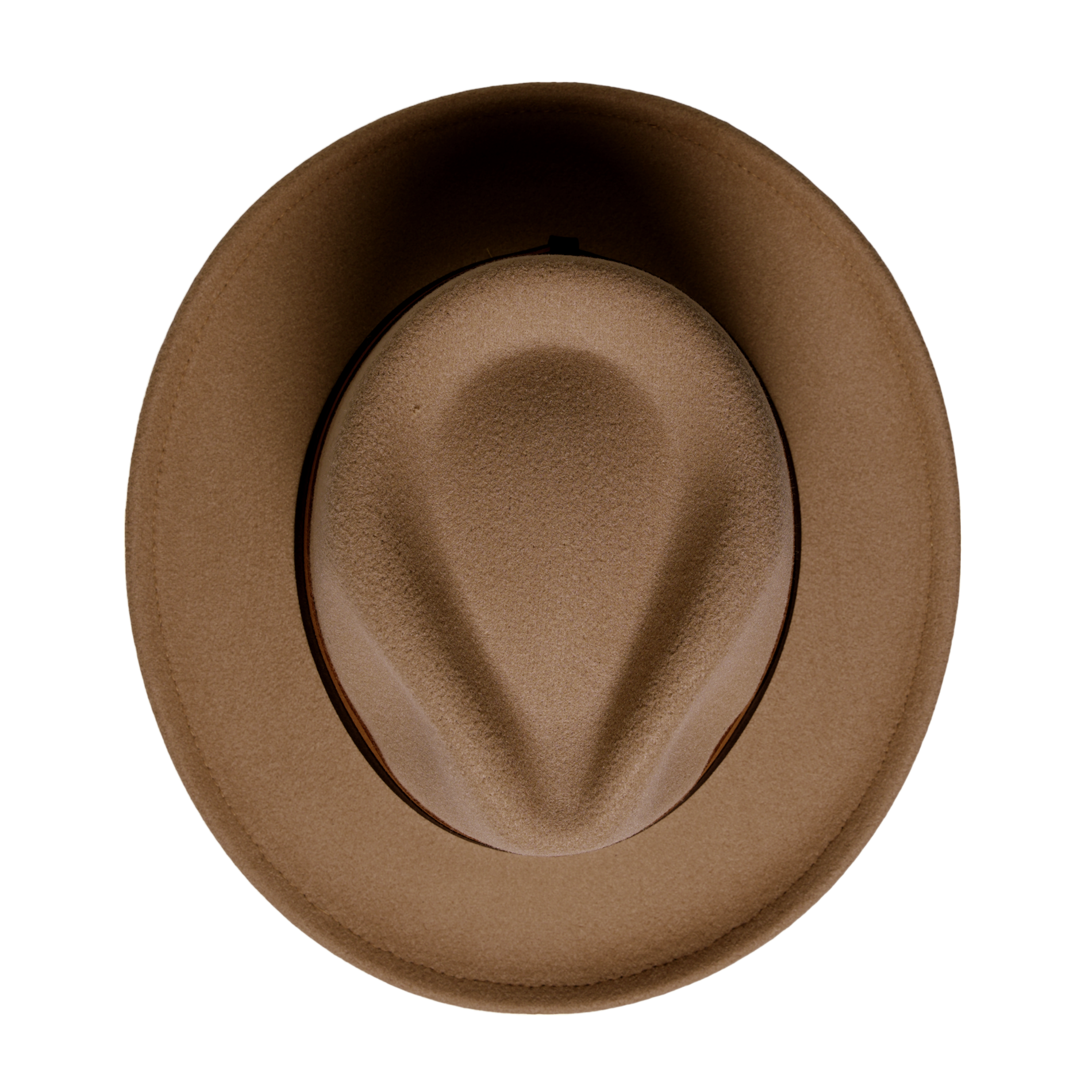 Chokore Chokore Fedora Hat with Dual Tone Band (Khaki) Chokore Fedora Hat with Dual Tone Band (Khaki) 