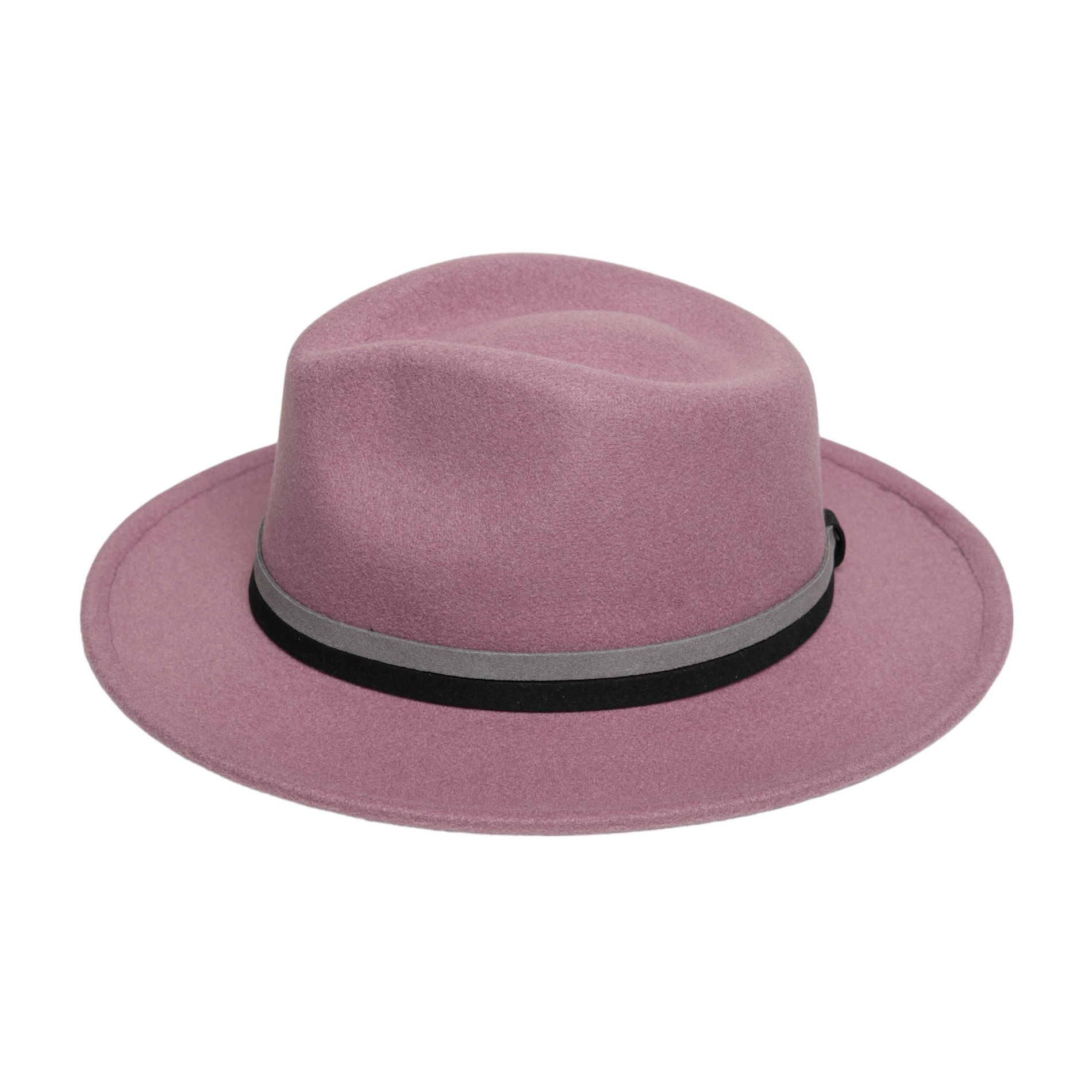 Chokore Chokore Fedora Hat with Dual Tone Band (Mauve) Chokore Fedora Hat with Dual Tone Band (Mauve) 