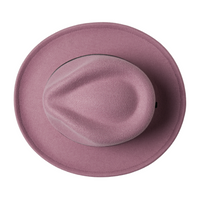 Chokore Chokore Fedora Hat with Dual Tone Band (Mauve)