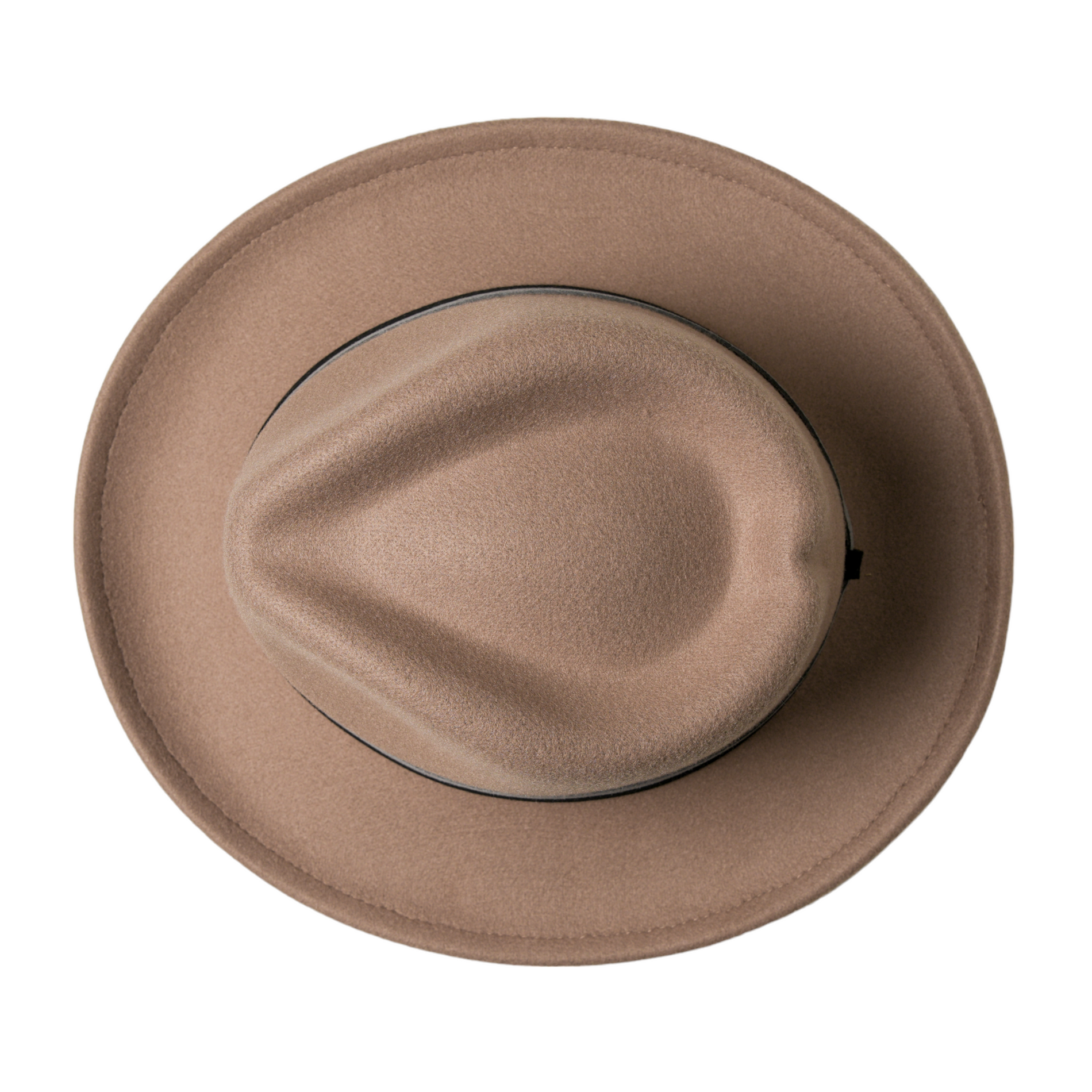 Chokore Chokore Fedora Hat with Dual Tone Band (Tan Brown) Chokore Fedora Hat with Dual Tone Band (Tan Brown) 