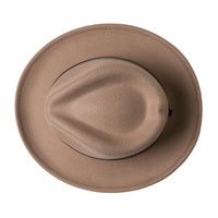 Chokore Chokore Fedora Hat with Dual Tone Band (Tan Brown)