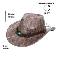 Chokore Chokore Western Cowboy Hat (Light Brown)