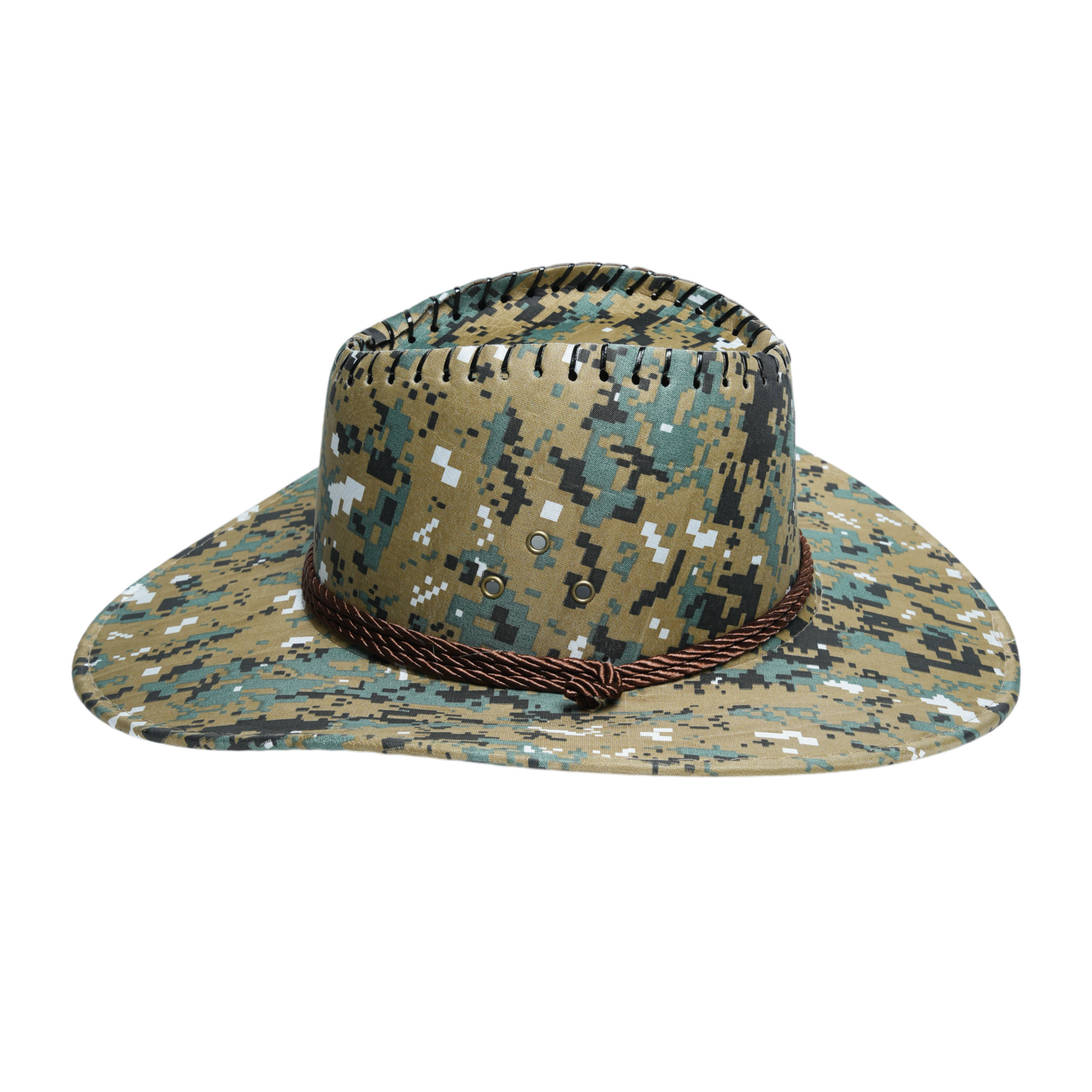 Chokore Chokore Camouflage Sunshade Straw Cowboy Hat (Army Green) Chokore Camouflage Sunshade Straw Cowboy Hat (Army Green) 