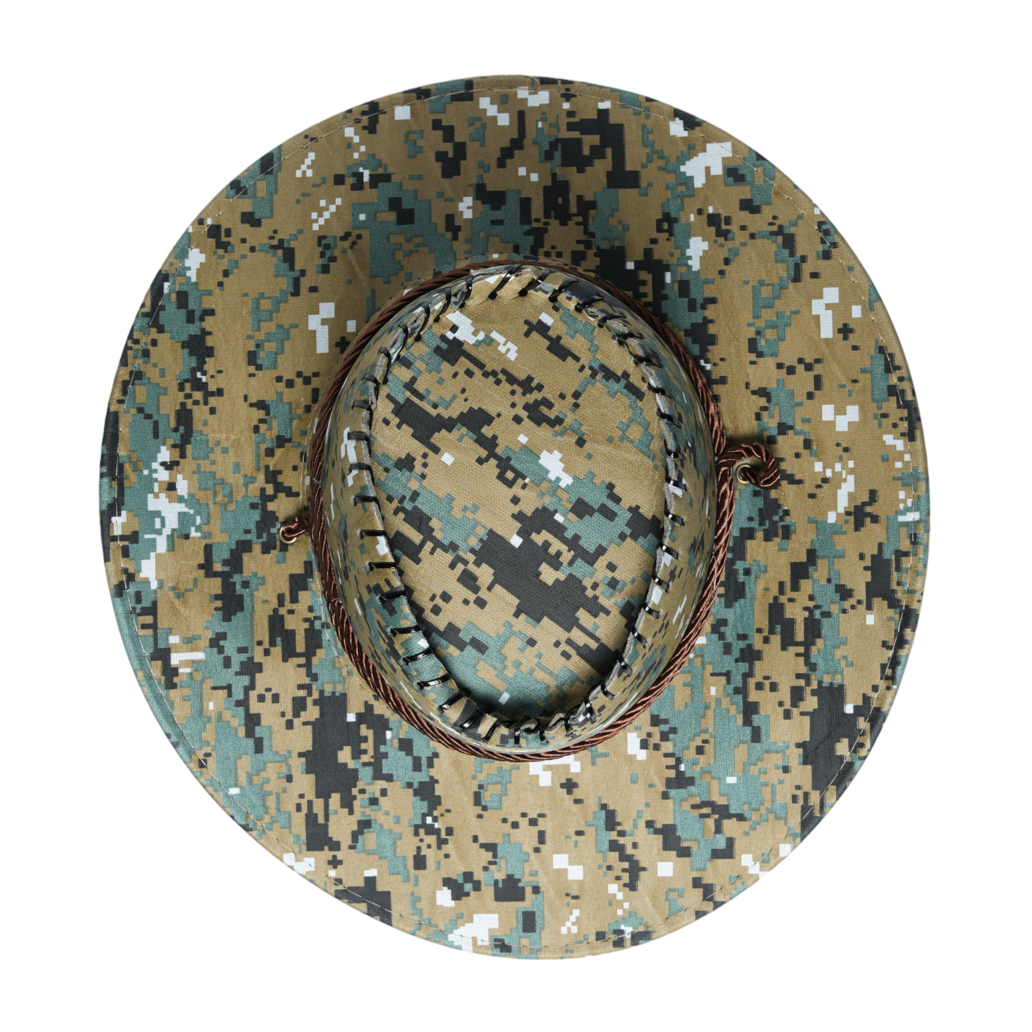 Chokore Camouflage Sunshade Straw Cowboy Hat (Army Green)