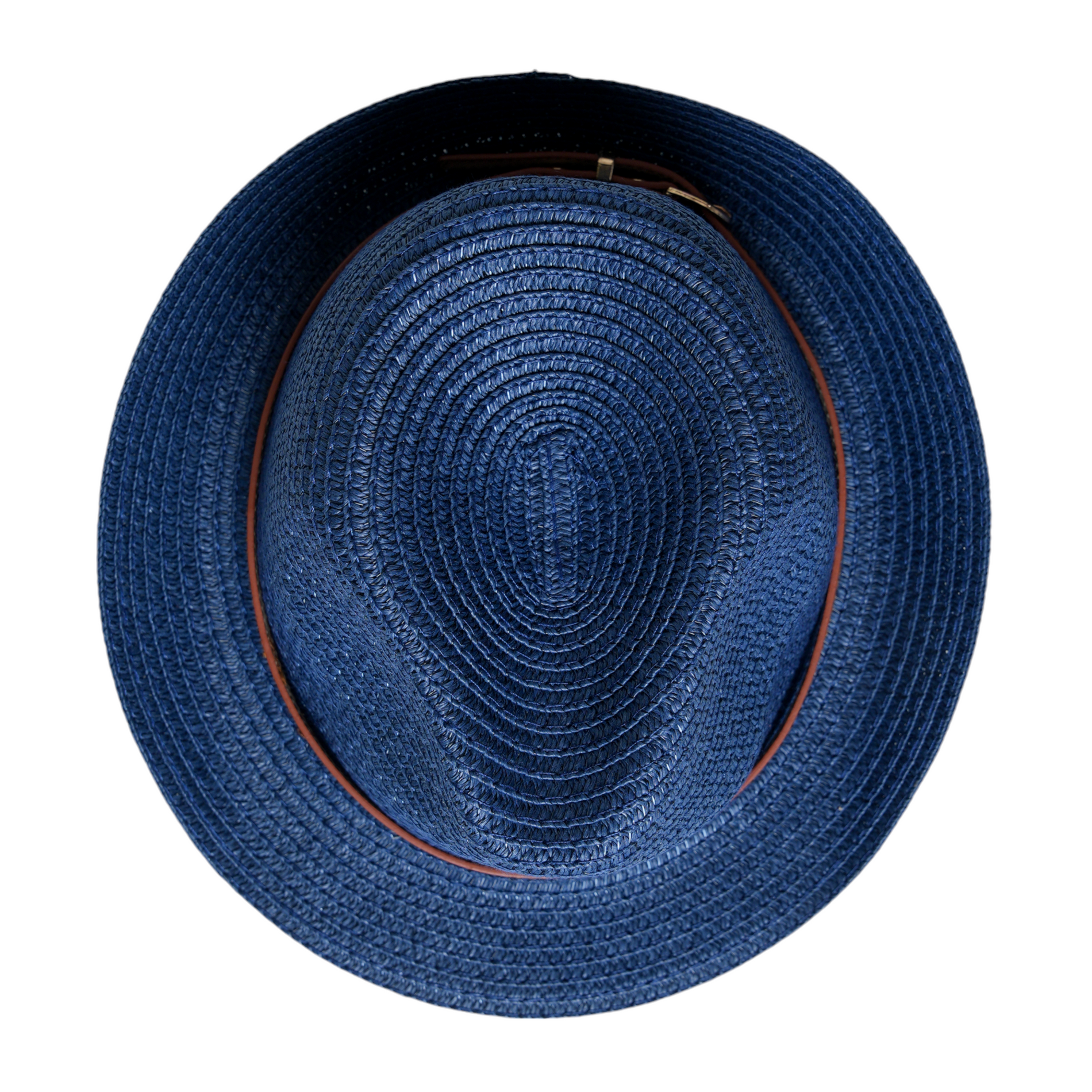 Chokore Chokore Classic Jazz Straw Fedora Hat (Navy Blue) Chokore Classic Jazz Straw Fedora Hat (Navy Blue) 