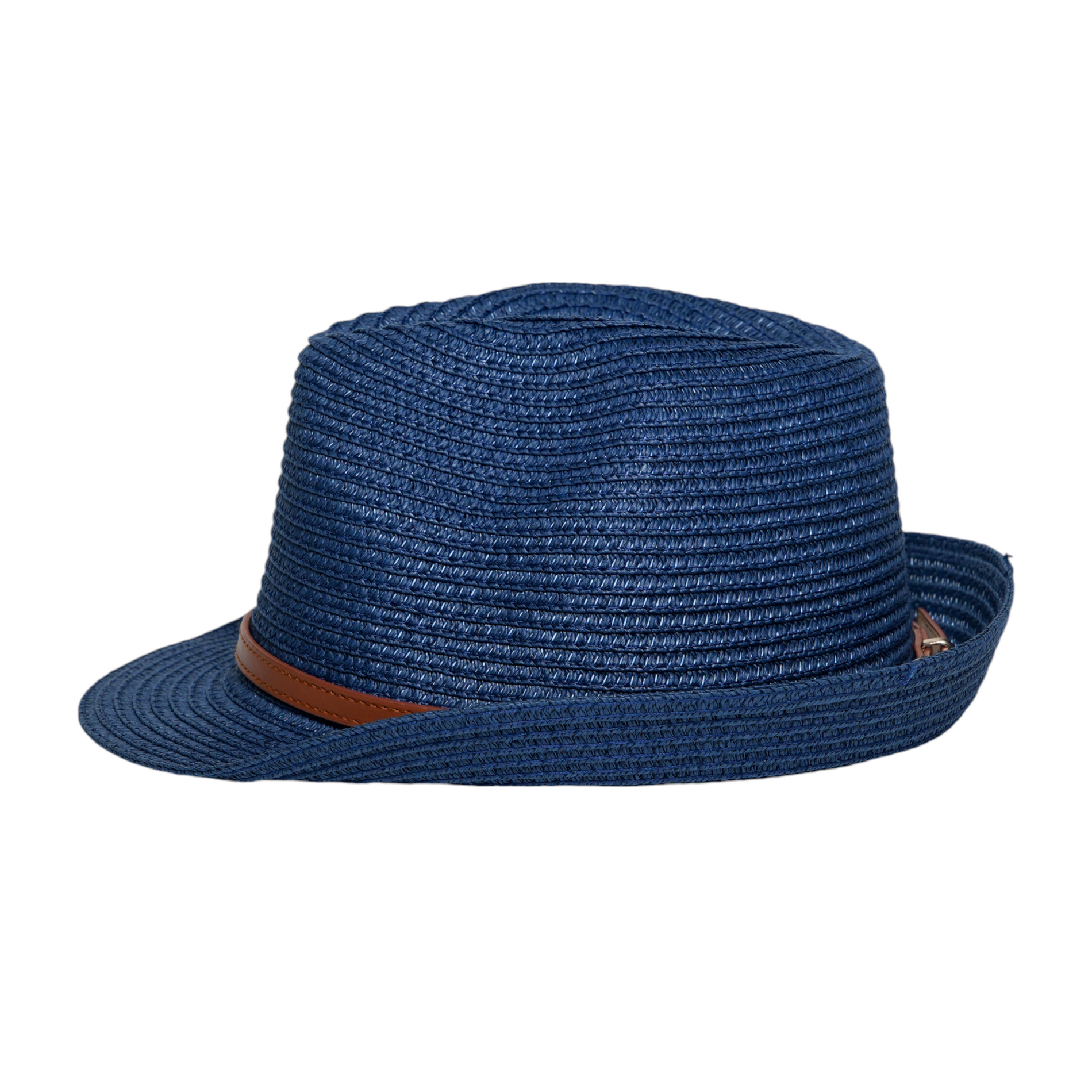 Chokore Chokore Classic Jazz Straw Fedora Hat (Navy Blue) Chokore Classic Jazz Straw Fedora Hat (Navy Blue) 