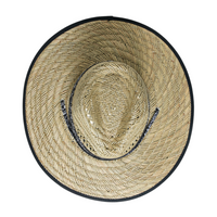 Chokore Chokore Wide Brim Grass Panama Straw Hat (Beige)