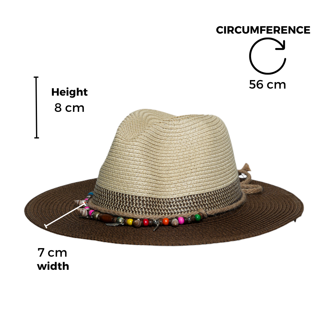 Chokore  Chokore Coastal Summer Straw Hat (Brown) 