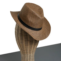 Chokore Chokore Sunshade Fedora Hat (Brown)