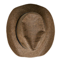 Chokore Chokore Sunshade Fedora Hat (Brown)