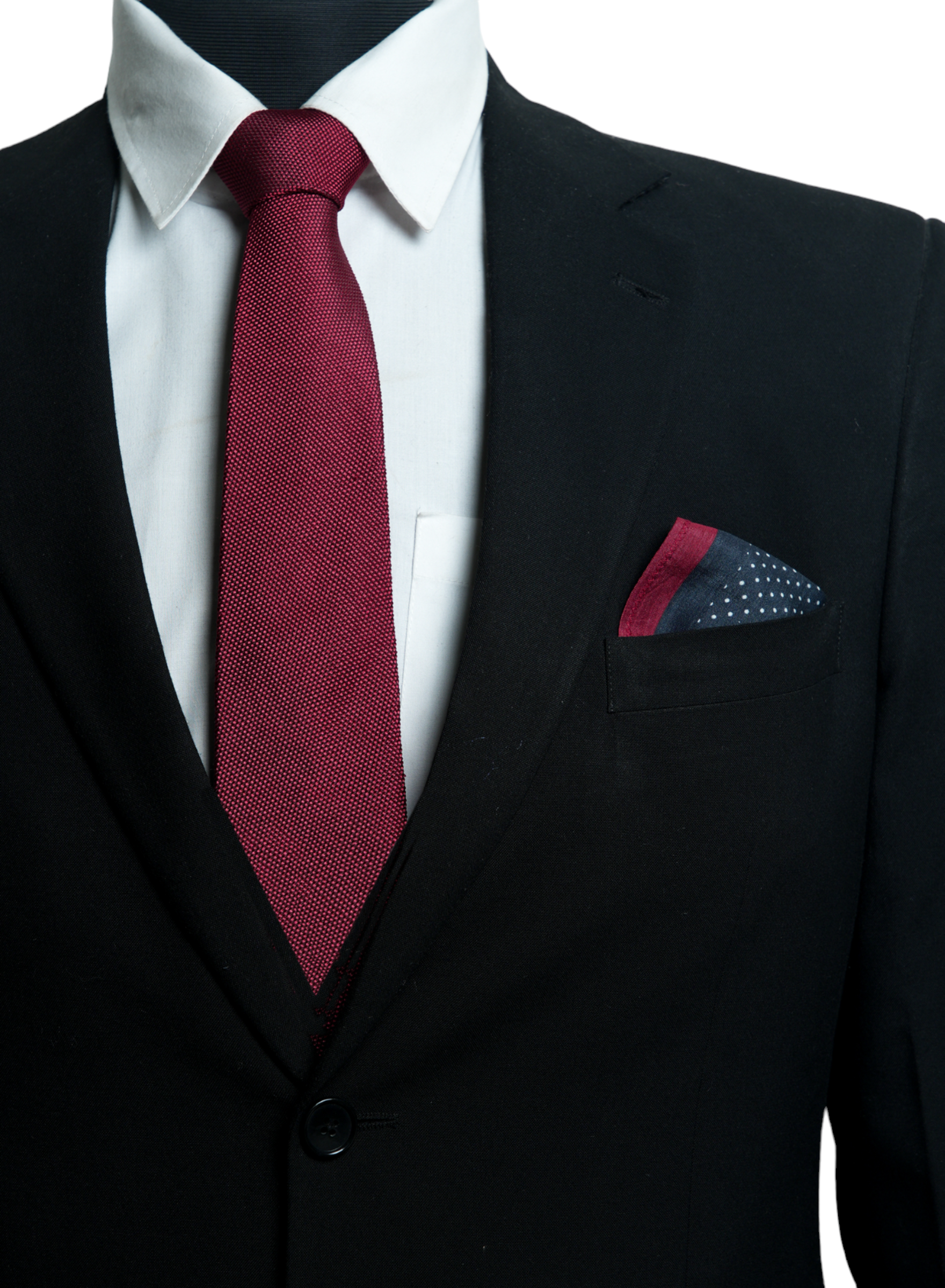 Chokore  Chokore Spot On - Pocket Square & Chili - Necktie 