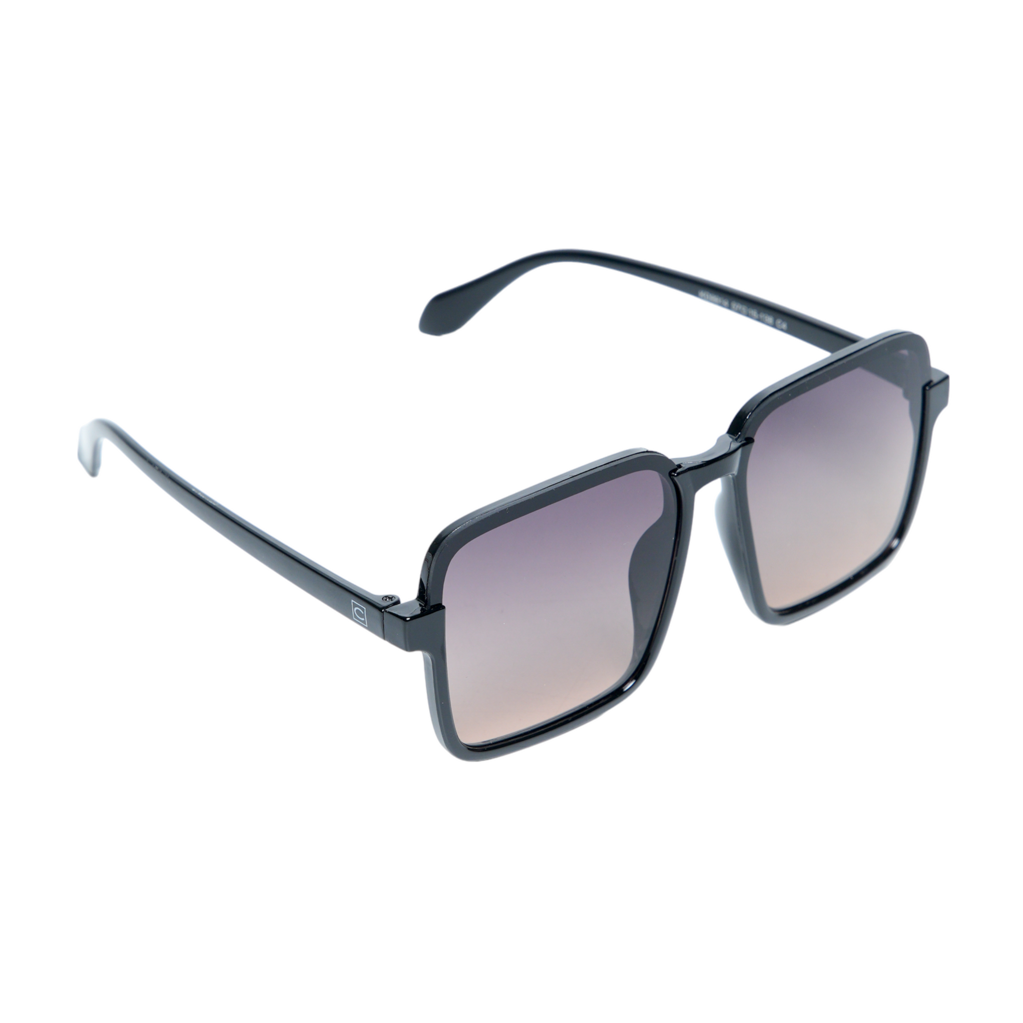 Chokore Bold Square Sunglasses with UV 400 protection (Black & Brown)