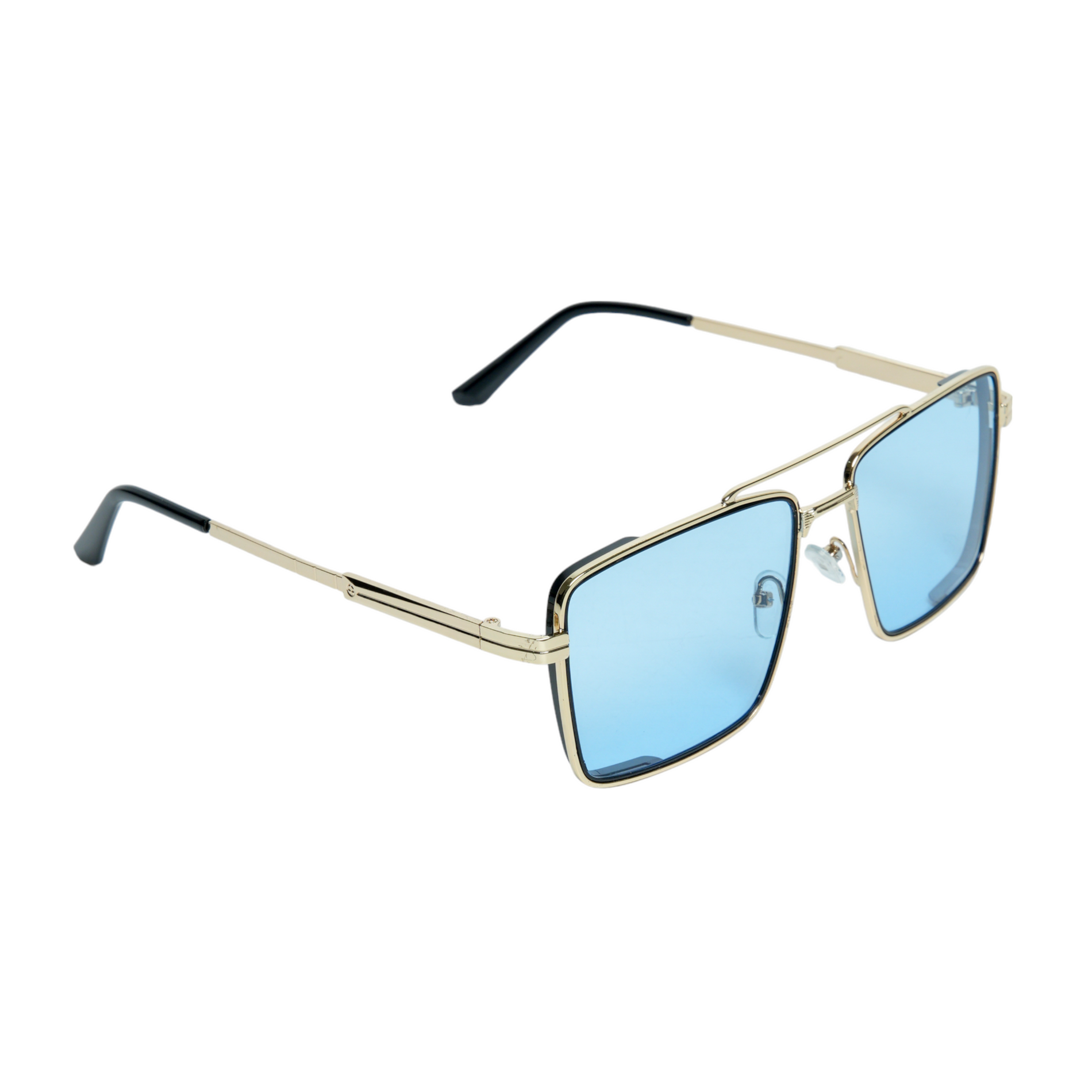 Chokore Chokore Double Bridge Aviator Sunglasses (Blue & Black Gold) Chokore Double Bridge Aviator Sunglasses (Blue & Black Gold) 