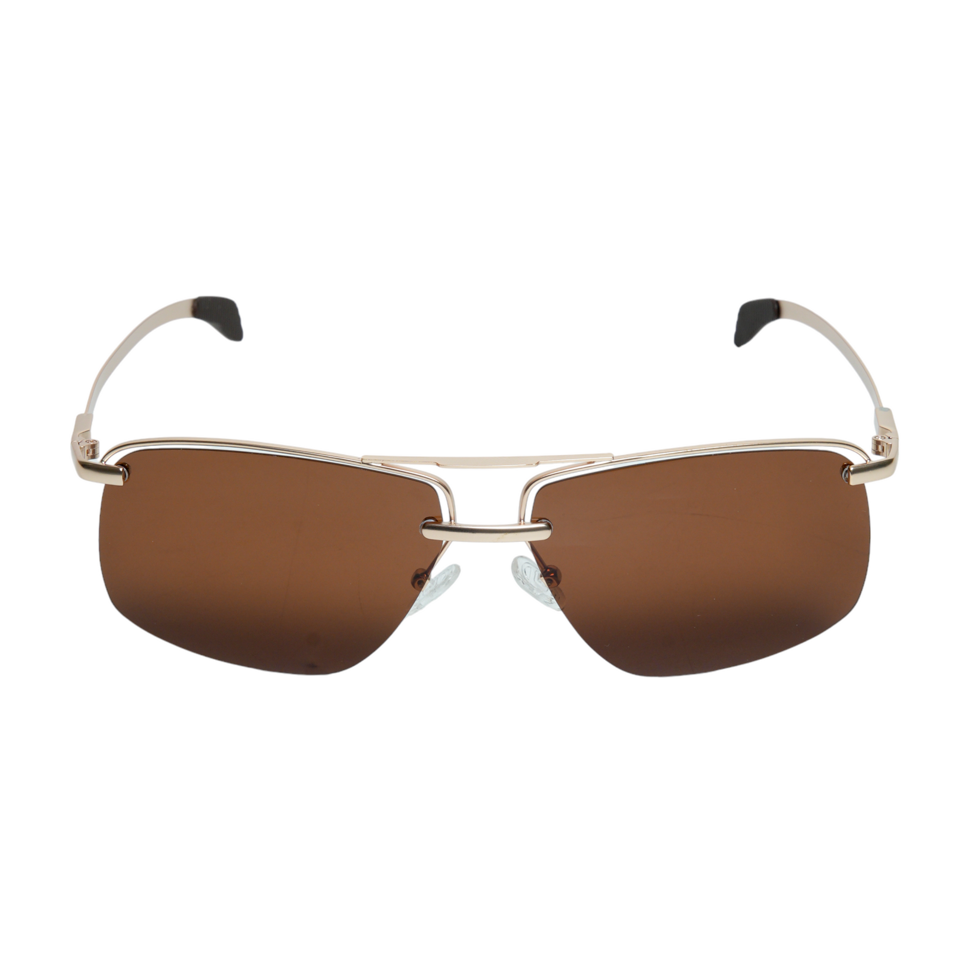 Chokore  Chokore Classic Half Frame Polarized Sunglasses (Brown) 