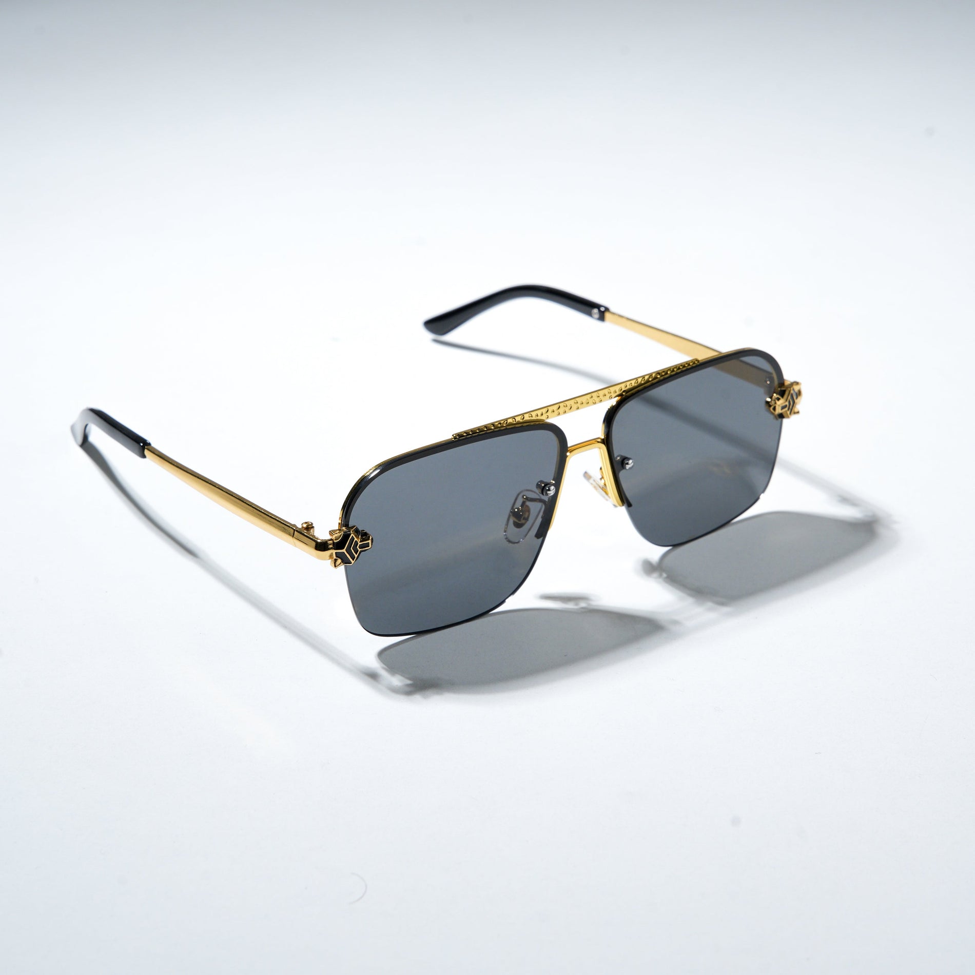 Chokore  Chokore Classic Double Bridge Sunglasses (Black & Gold) 