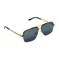 Chokore Chokore Classic Double Bridge Sunglasses (Black & Gold)