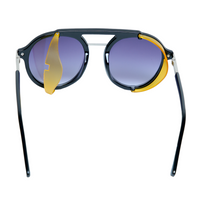 Chokore Chokore Chic Polaroid Round Sunglasses (Blue)