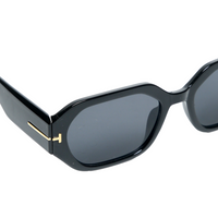 Chokore Chokore Square Sunglasses with Thick Temple (Black)