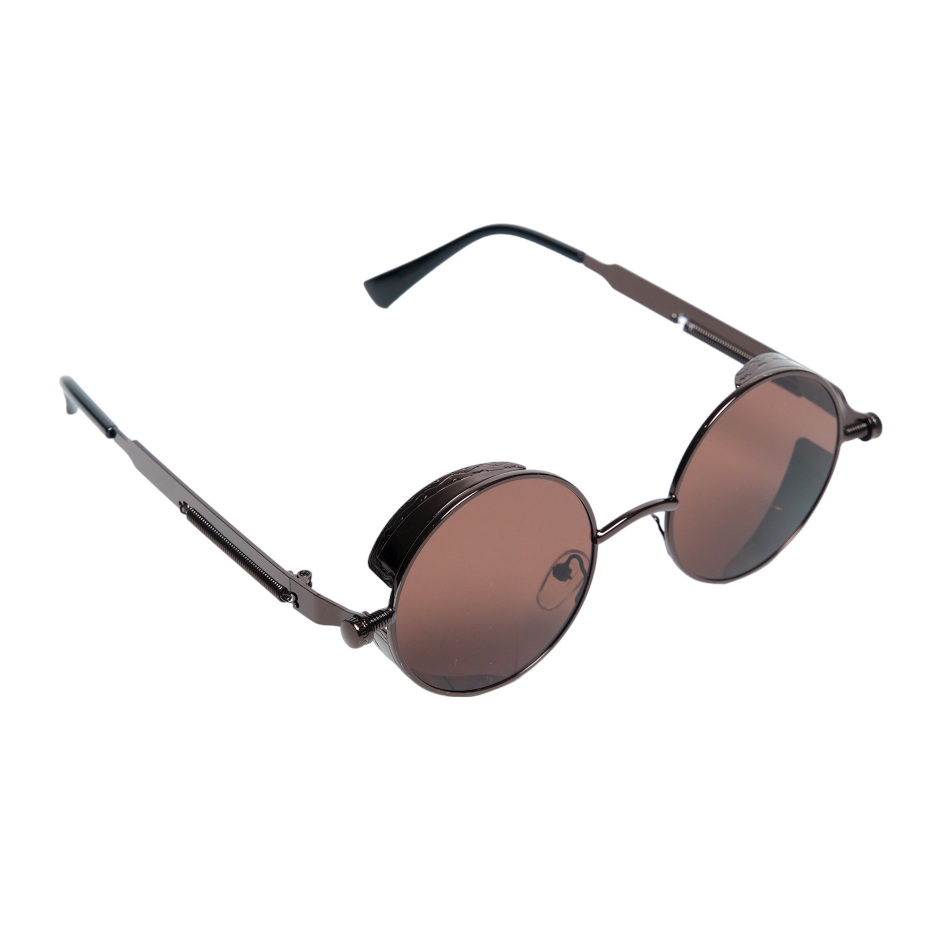 Chokore Chokore Retro Polarized Round Sunglasses (Brown) Chokore Retro Polarized Round Sunglasses (Brown) 