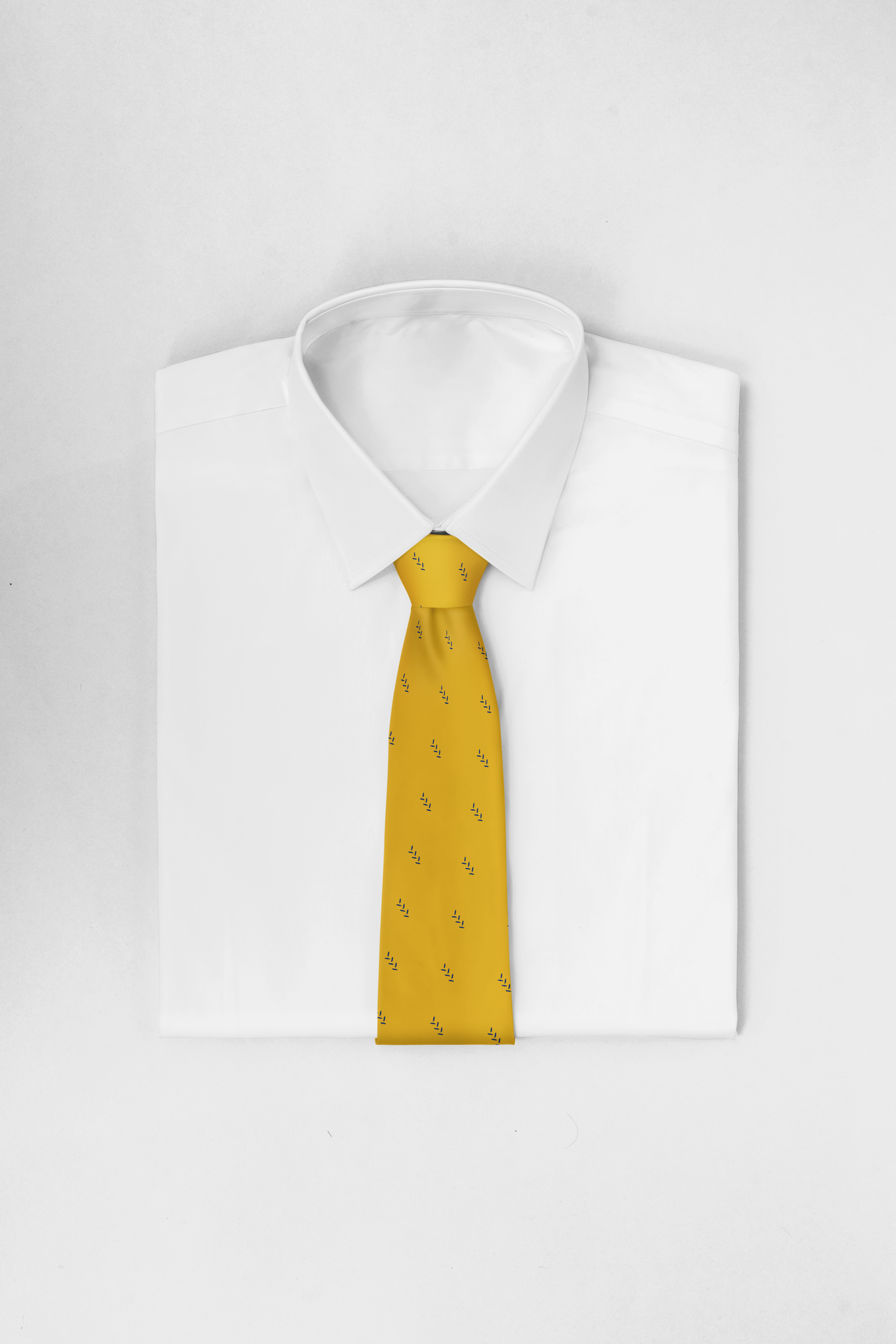 Chokore Chokore Yellow Leaf Silk Necktie - Wildlife Range Chokore Yellow Leaf Silk Necktie - Wildlife Range 