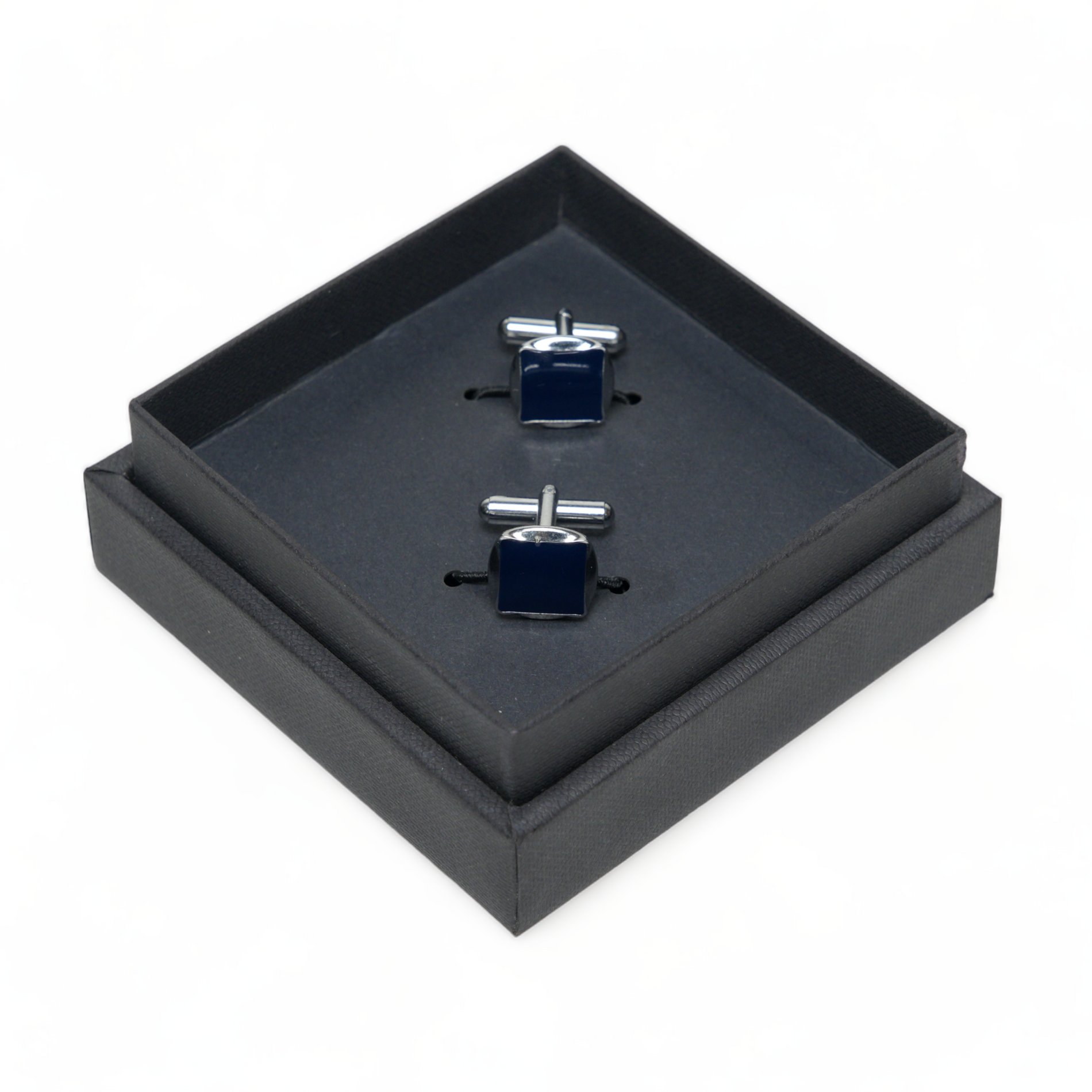 Chokore Chokore Circular Square Cufflinks (Blue) Chokore Circular Square Cufflinks (Blue) 