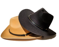 Chokore Chokore Cowboy Hat with Belt Band (Black)