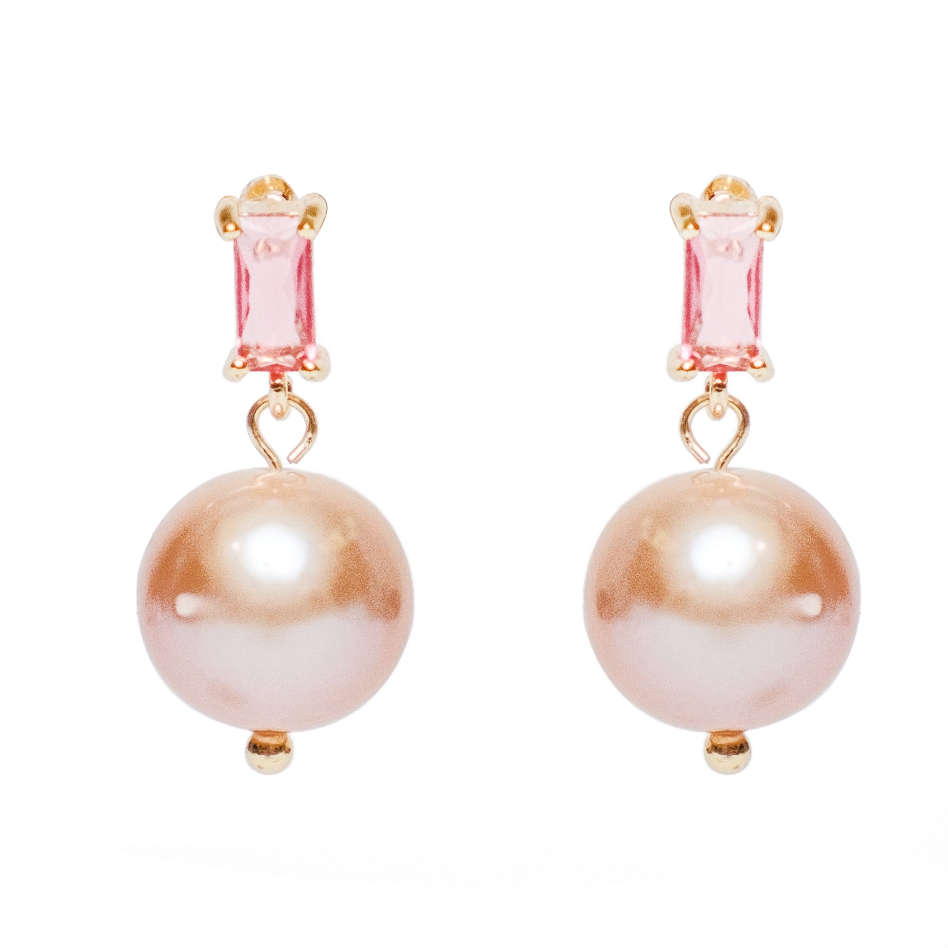 Chokore  Chokore Water Freshwater Pearl Baroque Earrings 