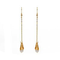 Chokore Chokore Long Baroque Pearl Earrings