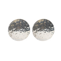 Chokore Chokore Solid Foil Stud Earrings (Silver)