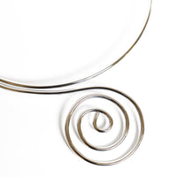 Chokore Chokore Spiral Choker Necklace (Silver)