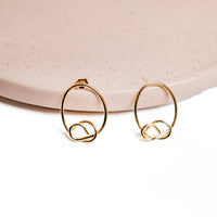 Chokore Chokore Oval Knot Earrings