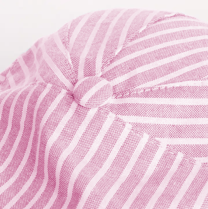 Chokore  Chokore Striped Cotton Ivy Cap for Kids (Pink) 