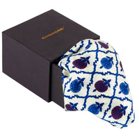 Chokore Chokore Off white Satin Silk pocket square from the Indian at Heart Collection