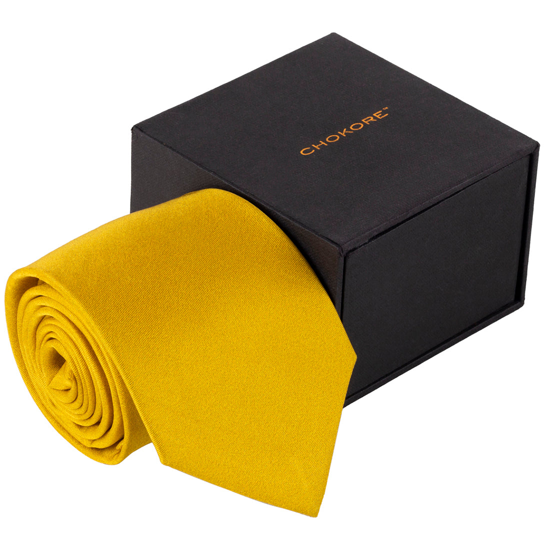 Chokore Chokore Yellow Silk Tie - Solids range Chokore Yellow Silk Tie - Solids range 