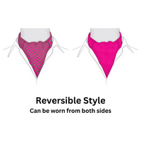 Chokore Chokore Striped Silk Cravat (Magenta)